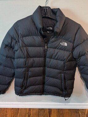 The North Face Nuptse 700 Puffer Jacket - Black, Women's Size Medium Retro EUC